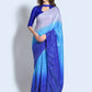 Shaded Saree Georgette Blue Pink Sequins Saree