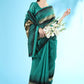 Classic Tussar Silk Blue Teal Woven Saree