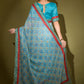 Classic Chiffon Blue Lace Saree