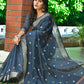 Contemporary Cotton Blue Weaving Saree