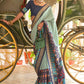 Contemporary Silk Blue Weaving Saree