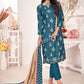 Salwar Suit Pashmina Blue Digital Print Salwar Kameez