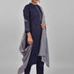 Pant Style Suit Cotton Blue Fancy Work Salwar Kameez