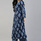 Casual Kurti Cotton Blue Print Kurtis