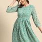 Designer Kurti Georgette Blue Print Kurtis