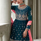 Readymade Lehenga Choli Georgette Blue Embroidered Lehenga Choli