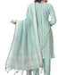 Salwar Suit Handloom Cotton Blue Woven Salwar Kameez