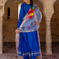 Pant Style Suit Rayon Blue Fancy Work Salwar Kameez