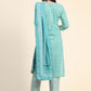 Salwar Suit Cotton Blue Print Salwar Kameez
