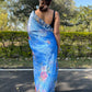 Classic Organza Blue Hand Work Saree