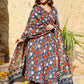 Pant Style Suit Cotton Blue Digital Print Salwar Kameez