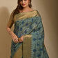 Classic Art Silk Blue Print Saree