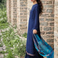 Salwar Suit Silk Blue Embroidered Salwar Kameez