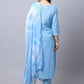 Salwar Suit Cotton Blue Print Salwar Kameez