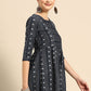 Casual Kurti Cotton Blue Print Kurtis