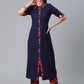 Casual Kurti Rayon Blue Print Kurtis