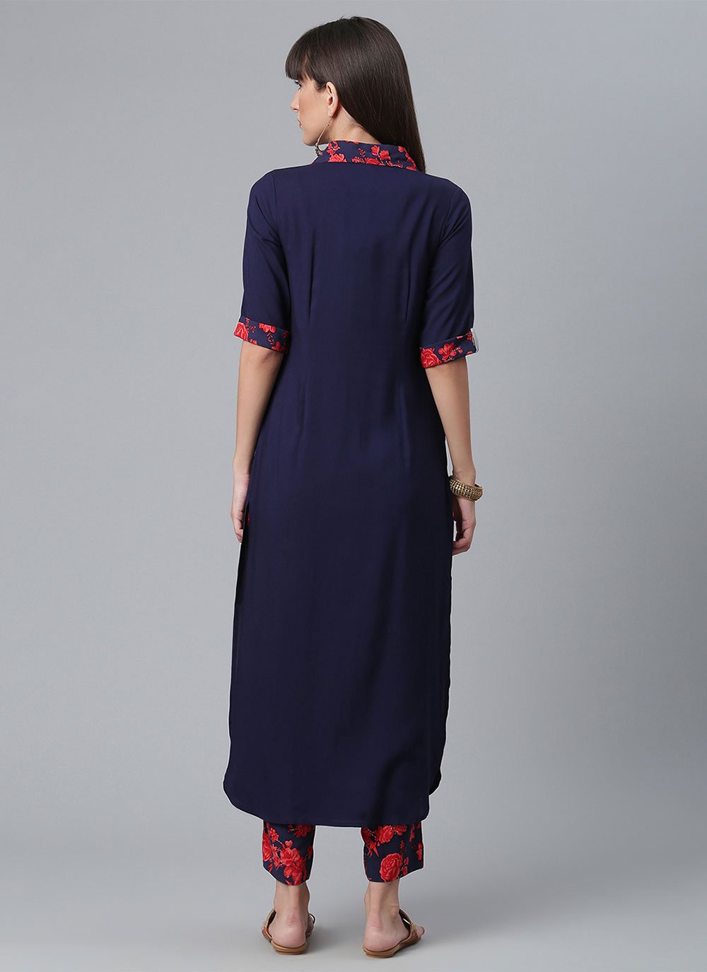 Casual Kurti Rayon Blue Print Kurtis