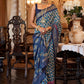 Contemporary Patola Silk Blue Weaving Saree