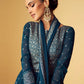 Salwar Suit Georgette Blue Embroidered Salwar Kameez