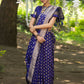 Classic Banarasi Silk Blue Woven Saree