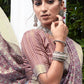 Trendy Saree Banarasi Silk Purple Digital Print Saree
