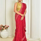 Casual Chiffon Pink Digital Print Saree