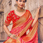 Classic Georgette Pink Embroidered Saree