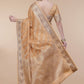 Casual Organza Orange Patch Border Saree