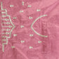 Contemporary Organza Pink Cord Work Saree