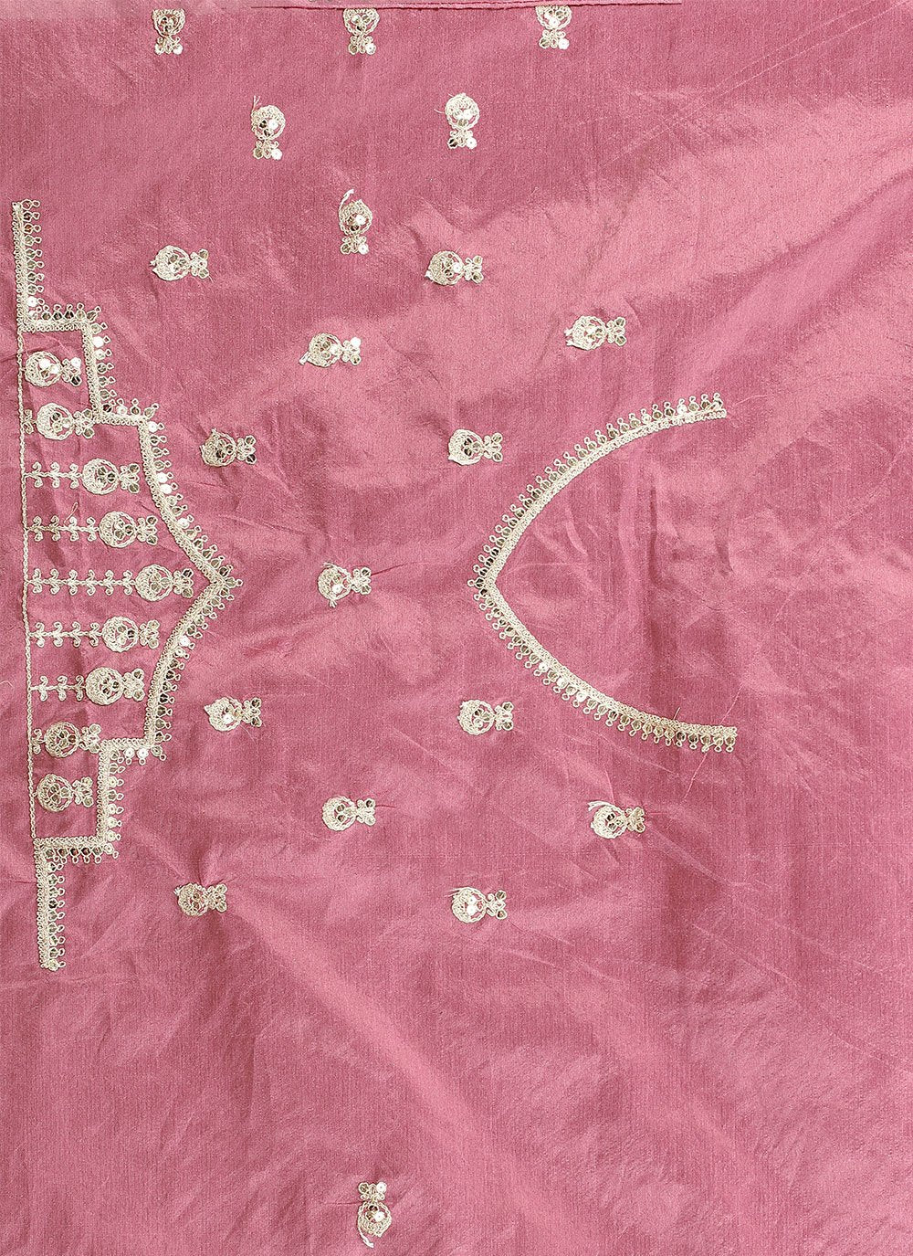 Contemporary Organza Pink Cord Work Saree