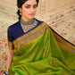 Trendy Saree Silk Sea Green Patch Border Saree