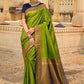 Trendy Saree Silk Sea Green Patch Border Saree