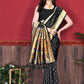 Contemporary Silk Black Patch Border Saree