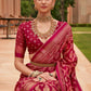 Classic Brasso Hot Pink Diamond Saree