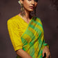 Trendy Saree Brasso Green Print Saree