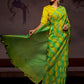Trendy Saree Brasso Green Print Saree