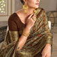 Classic Silk Viscose Brown Grey Weaving Saree