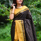 Classic Raw Silk Brown Woven Saree