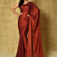 Trendy Saree Fancy Fabric Brown Digital Print Saree
