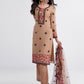 Salwar Suit Georgette Brown Embroidered Salwar Kameez