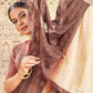 Trendy Saree Georgette Brown Embroidered Saree