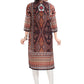 Designer Kurti Muslin Brown Digital Print Kurtis