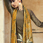 Trendy Suit Velvet Brown Digital Print Salwar Kameez