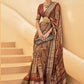 Contemporary Silk Brown Woven Saree
