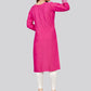 Casual Kurti Rayon Pink Embroidered Kurtis