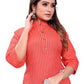 Casual Kurti Rayon Red Print Kurtis