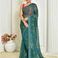 Casual Chiffon Blue Digital Print Saree
