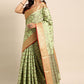 Casual Silk Green Woven Saree