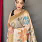 Contemporary Chanderi Multi Colour Digital Print Saree