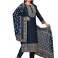 Trendy Suit Chanderi Blue Embroidered Salwar Kameez